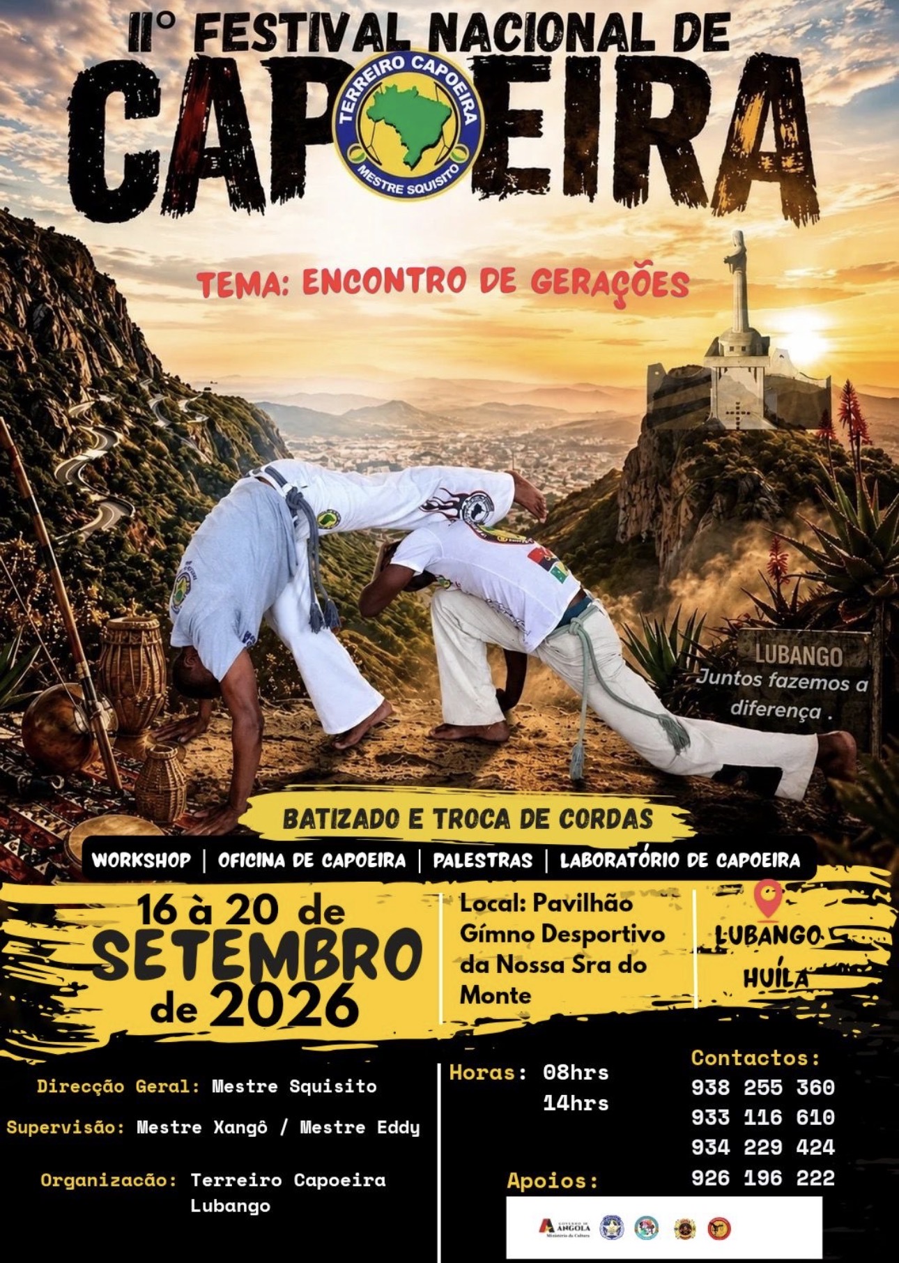 Cartaz de XII Festival Nacional de Capoeira